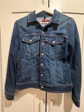 7 For All Mankind Blue Denim Jean Jacket